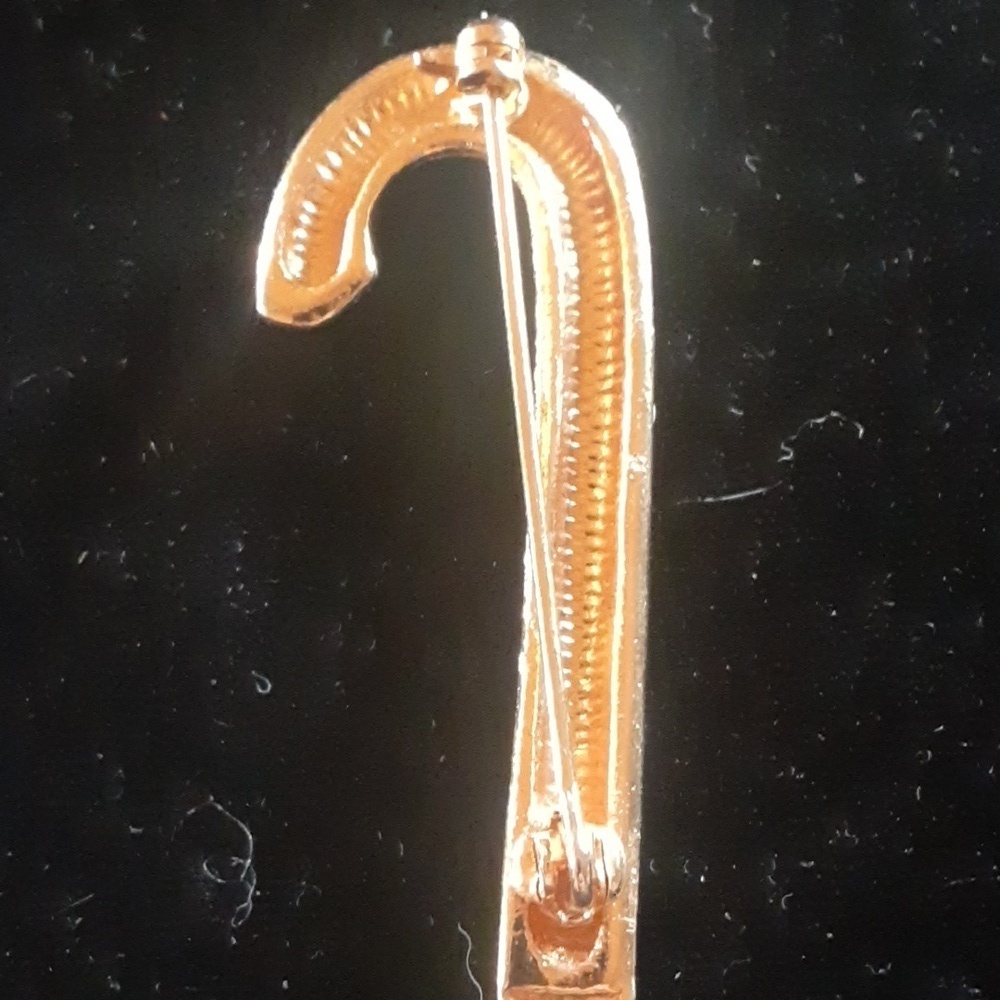 Festive Candy Cane Brooch - Picture 4 of 5
